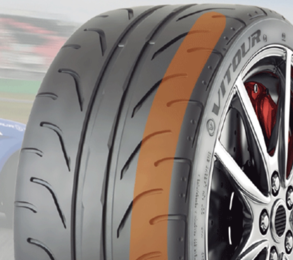 ハイグリップ　VITOUR　TIRE　TEMPESTA　ENZO（ヴィツァータイヤ　テンペスタエンツォ）V-０２R　215/45R17　TW200 ドリフト_画像6