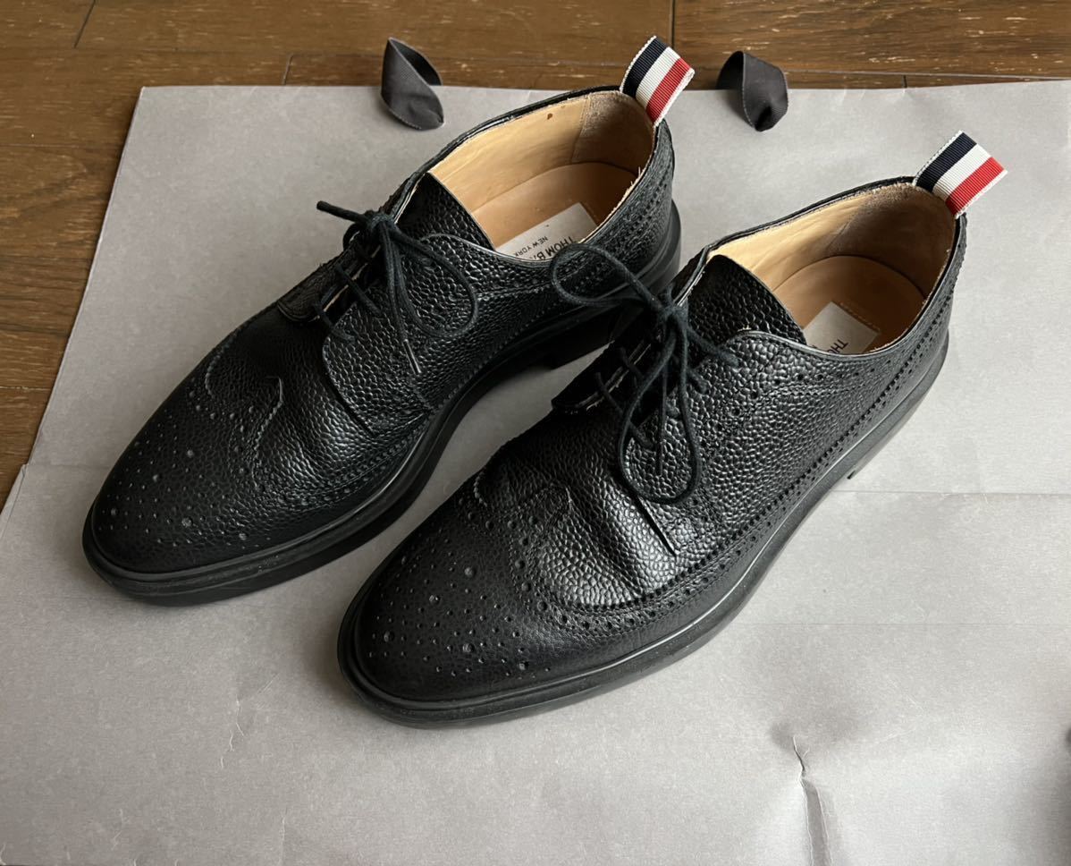 THOM BROWNE トムブラウン ウイングチップ US8 26cm 美品 の商品詳細