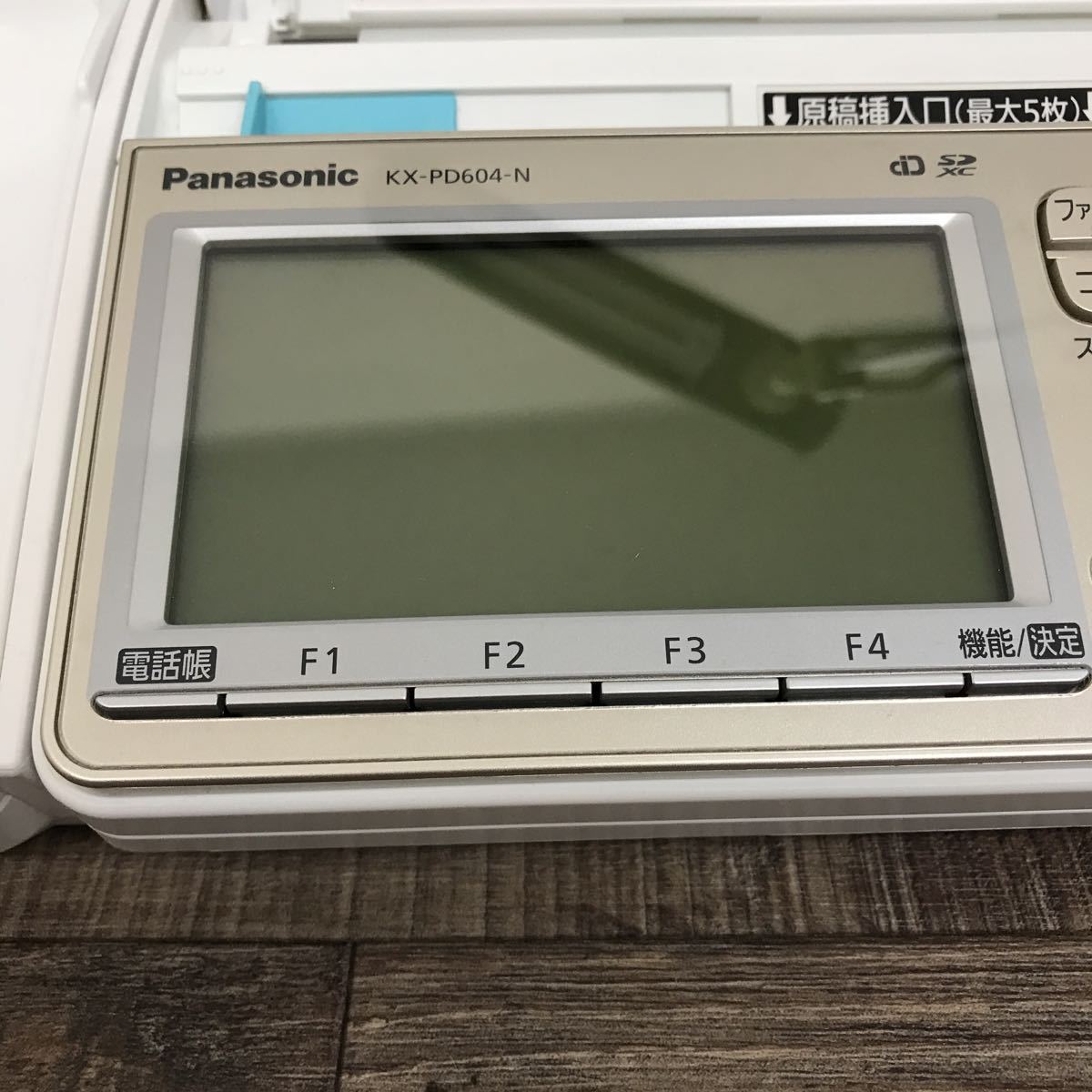 サ み:ジャンク品 Panasonic パナソニック おたっくす KX-PD604 子機有り 家庭用電話機 FAXに不具合有り 管理
