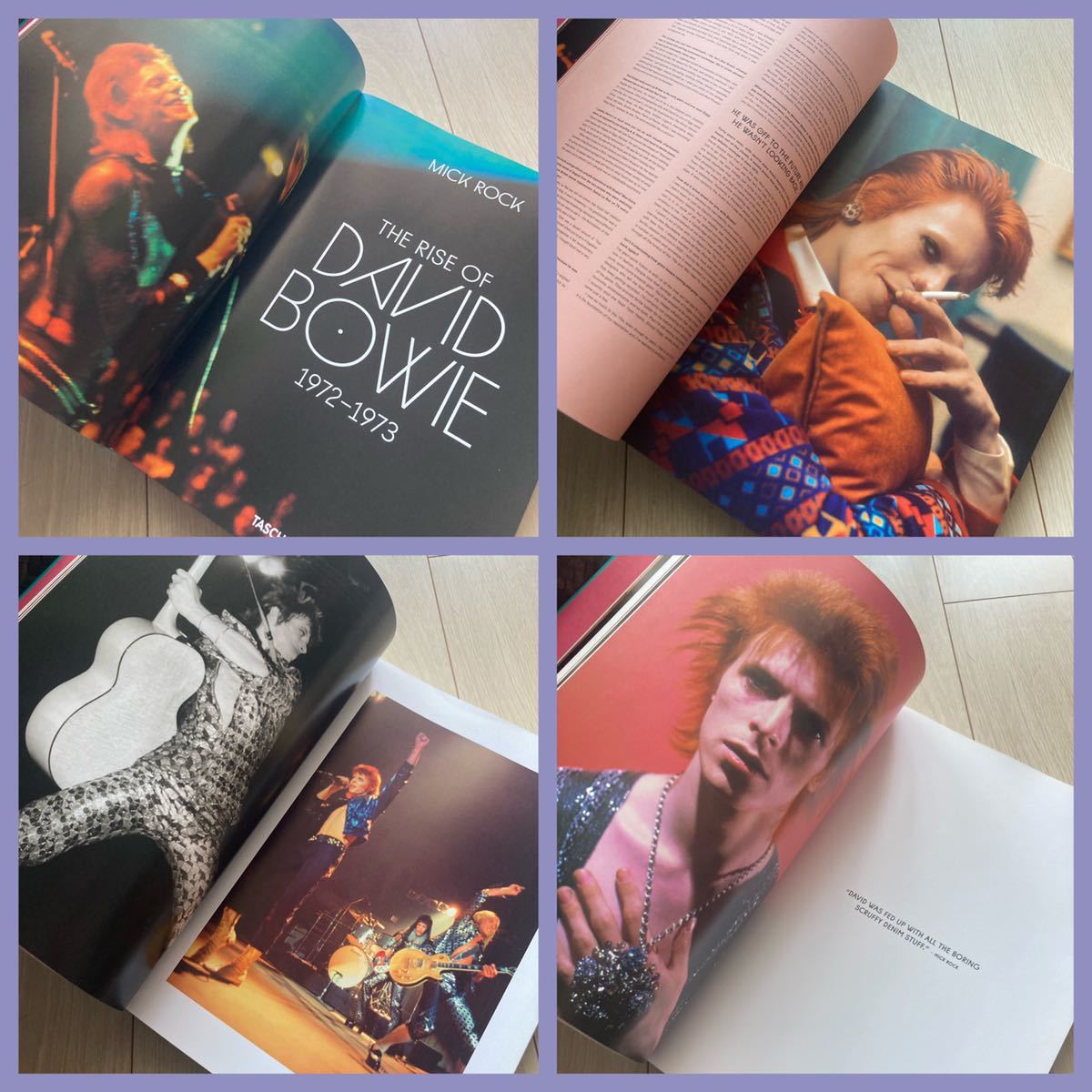 希少！ホログラムカバー豪華本!【The Rise of David Bowie, 1972-1973】デビッド・ボウイ/MICK ROCK/ポートフォリオ集_画像3