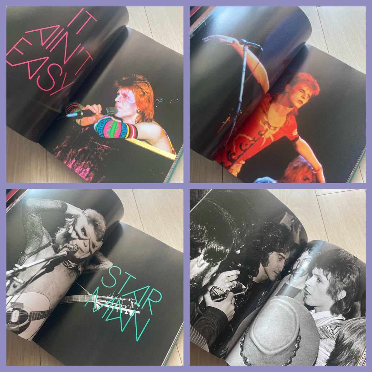  редкий! тент грамм покрытие роскошный книга@![The Rise of David Bowie, 1972-1973] David * bow i/MICK ROCK/ Portfolio сборник 