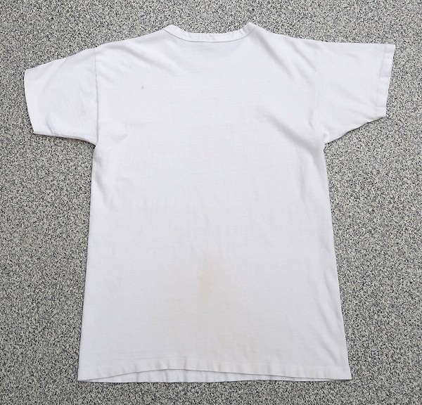 良柄 70s チャンピオン バータグ 染み込みプリント Tシャツ XL ビンテージ VINTAGE 本物_画像2