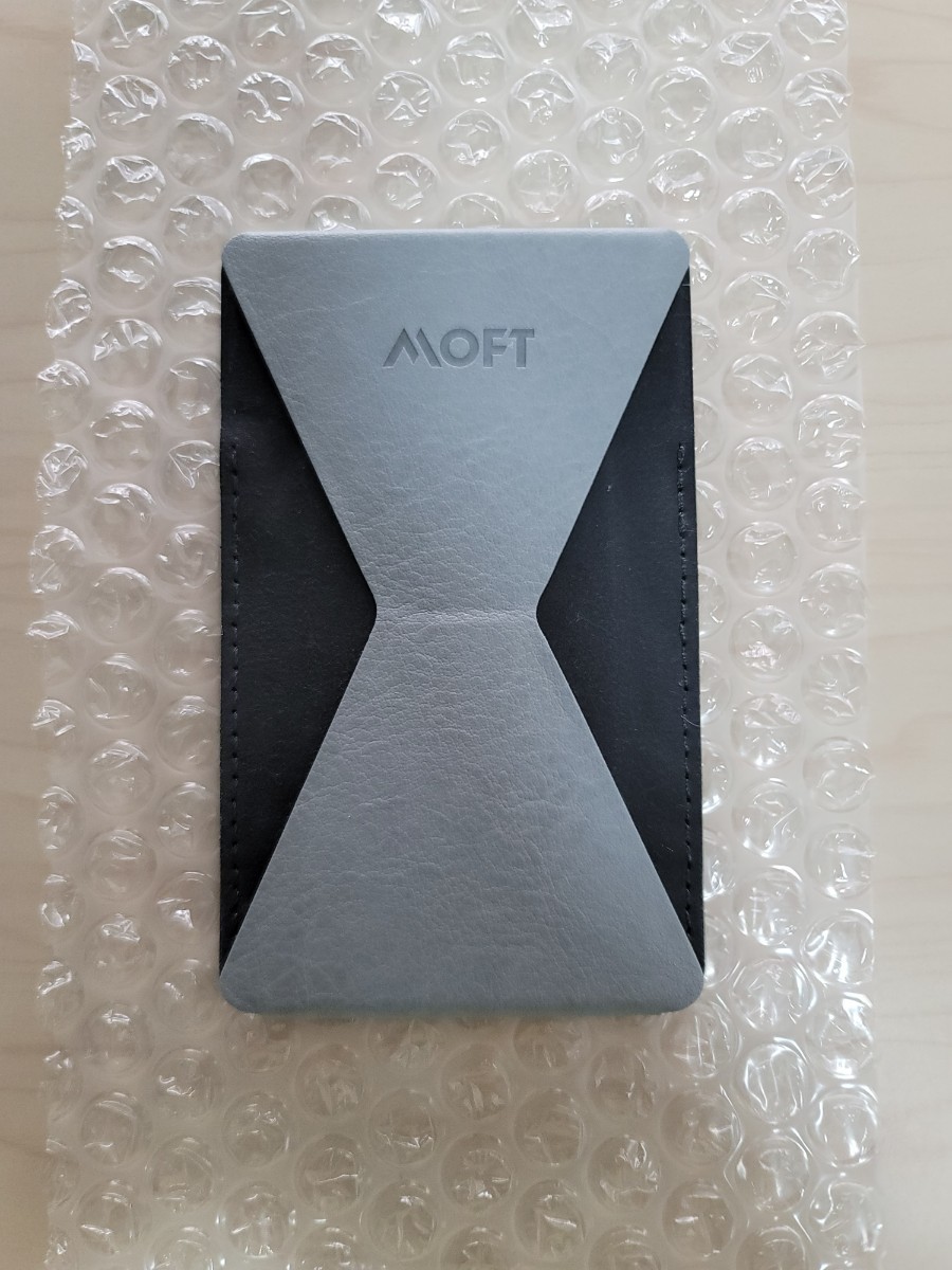 MOFT X スマホスタンド スマホホルダー スキミング防止カードケース iPhone/Android全機種対応 (ライトグレー)