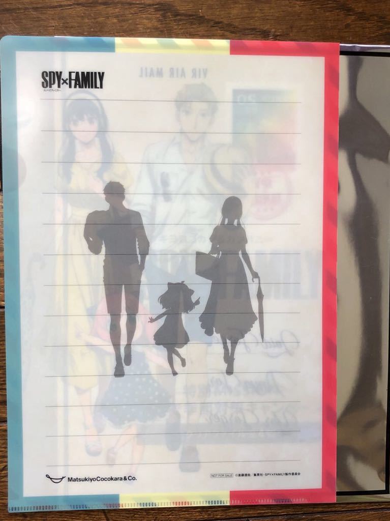 [ новый товар не использовался ]SPY FAMILY Spy Family набор рисунок (a-nya Lloyd yoru) прозрачный файл matsu Moto kiyosi1 пункт / стоимость доставки 140 иен 