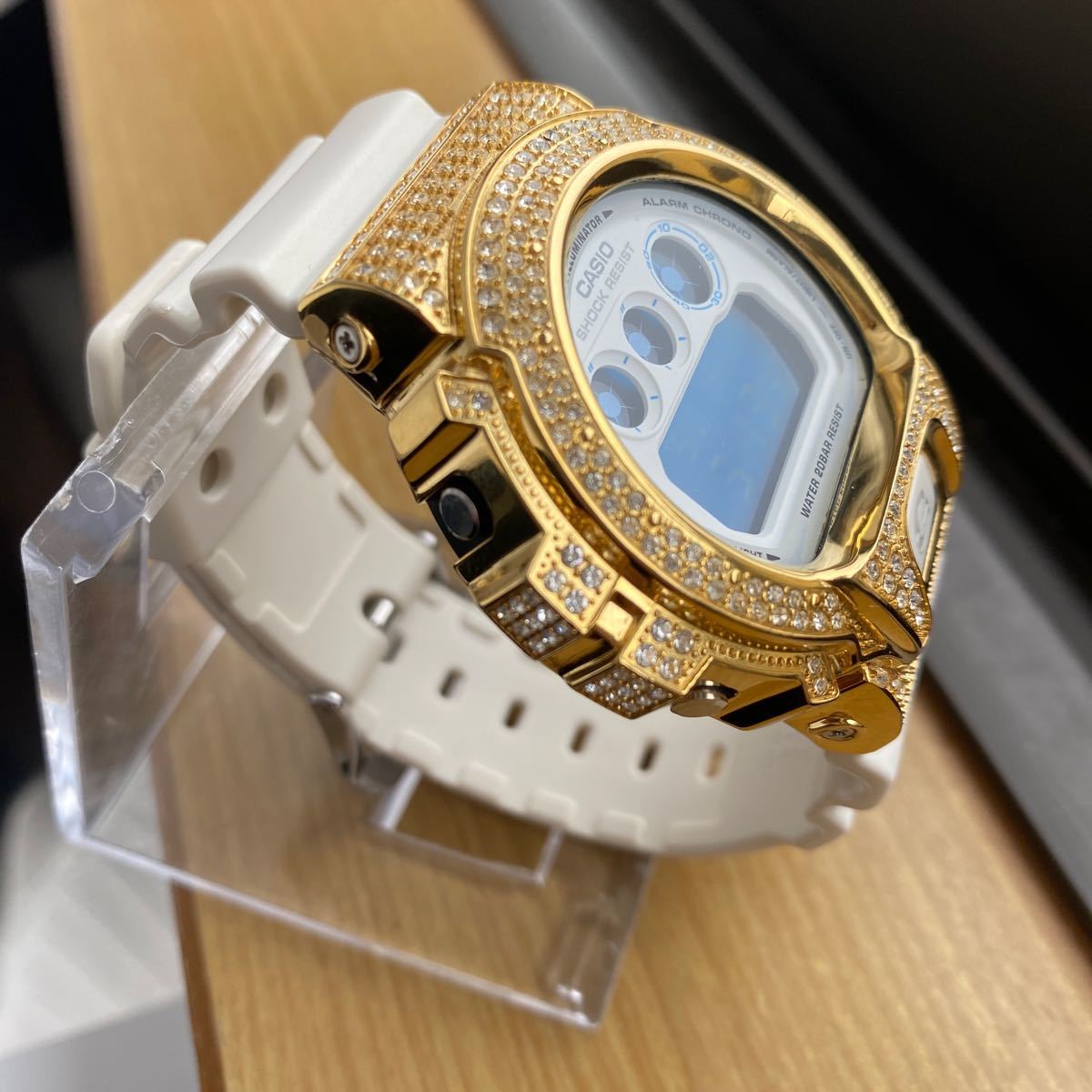 カスタムG-SHOCK ホワイト カシオ CASIO タイムバーゲン 腕時計