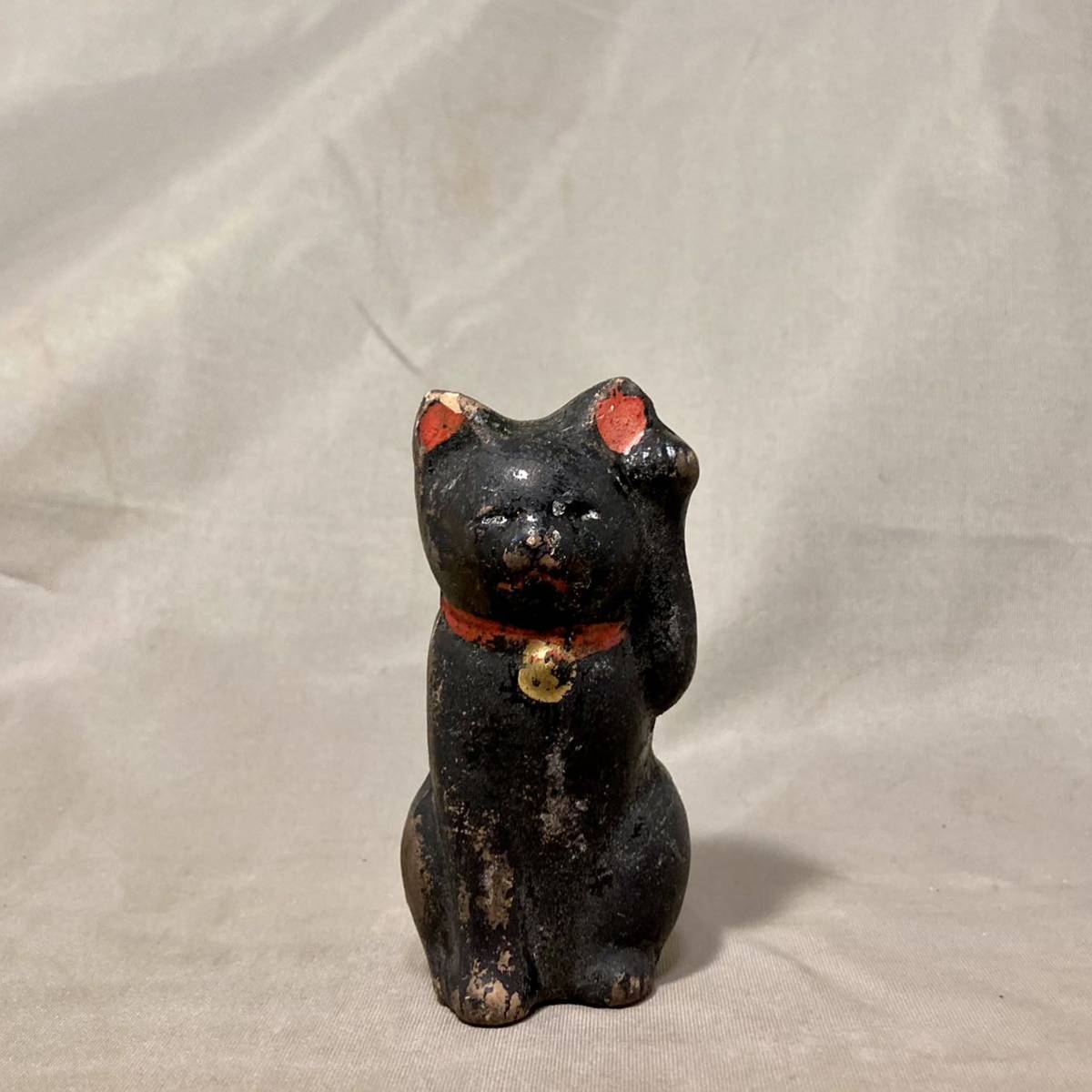超希少!】招き猫 黒-