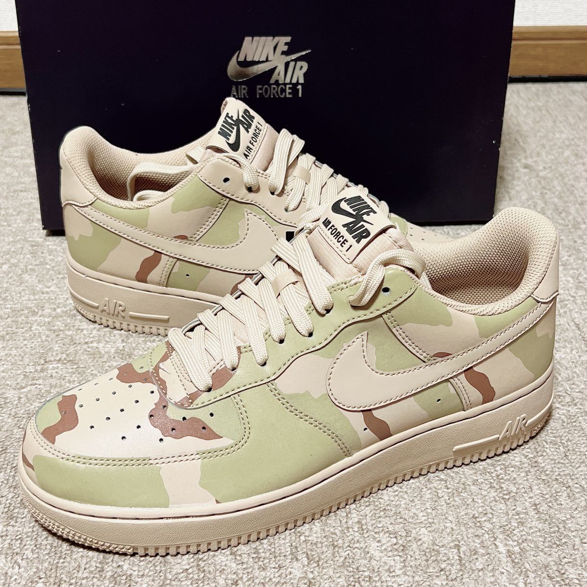 204 - Nike Air Force 1 Low 07 LV8 Reflective Desert Camo Sand