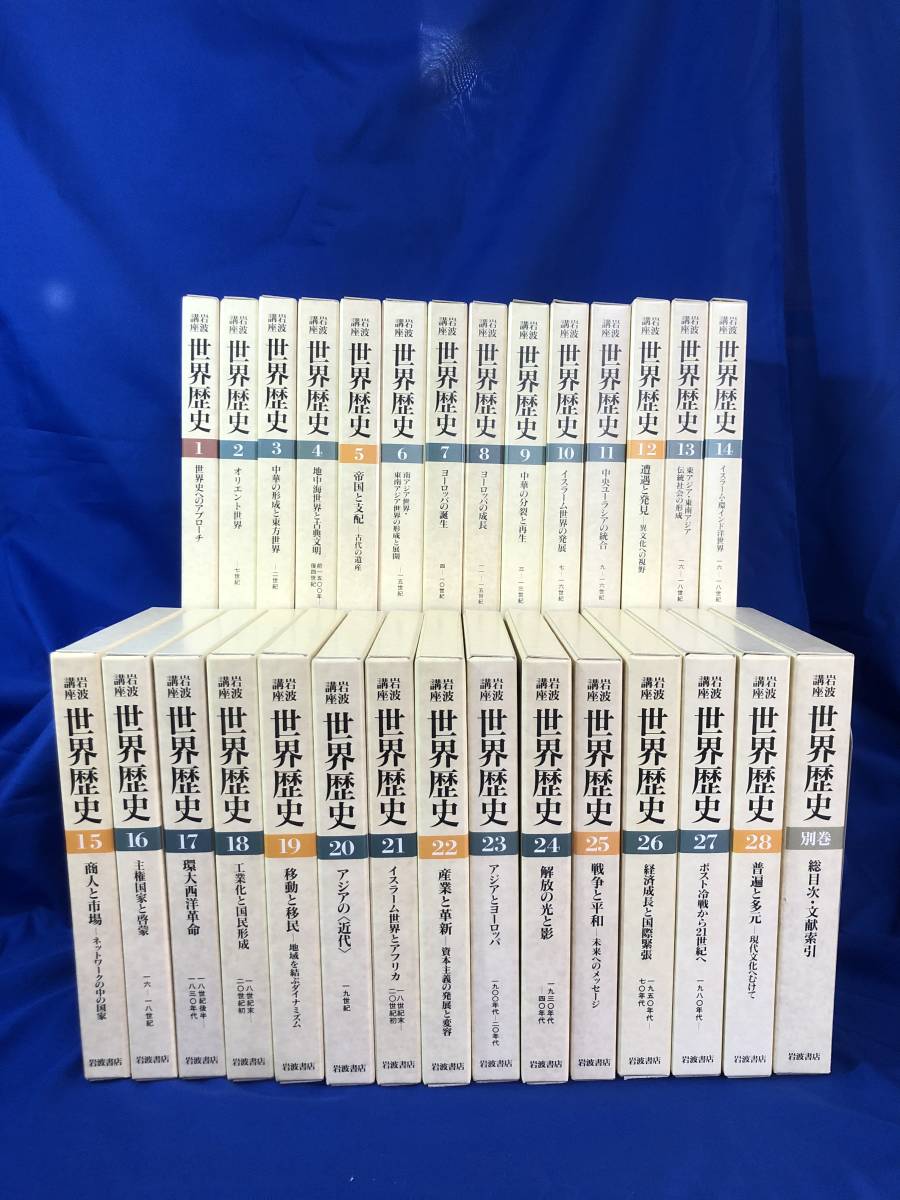 Zオ294ア■岩波講座 世界歴史 新版　全29冊揃（全28巻・別巻）月報付き　樺山紘一、川北稔、岸本美緒、斎藤修_画像1