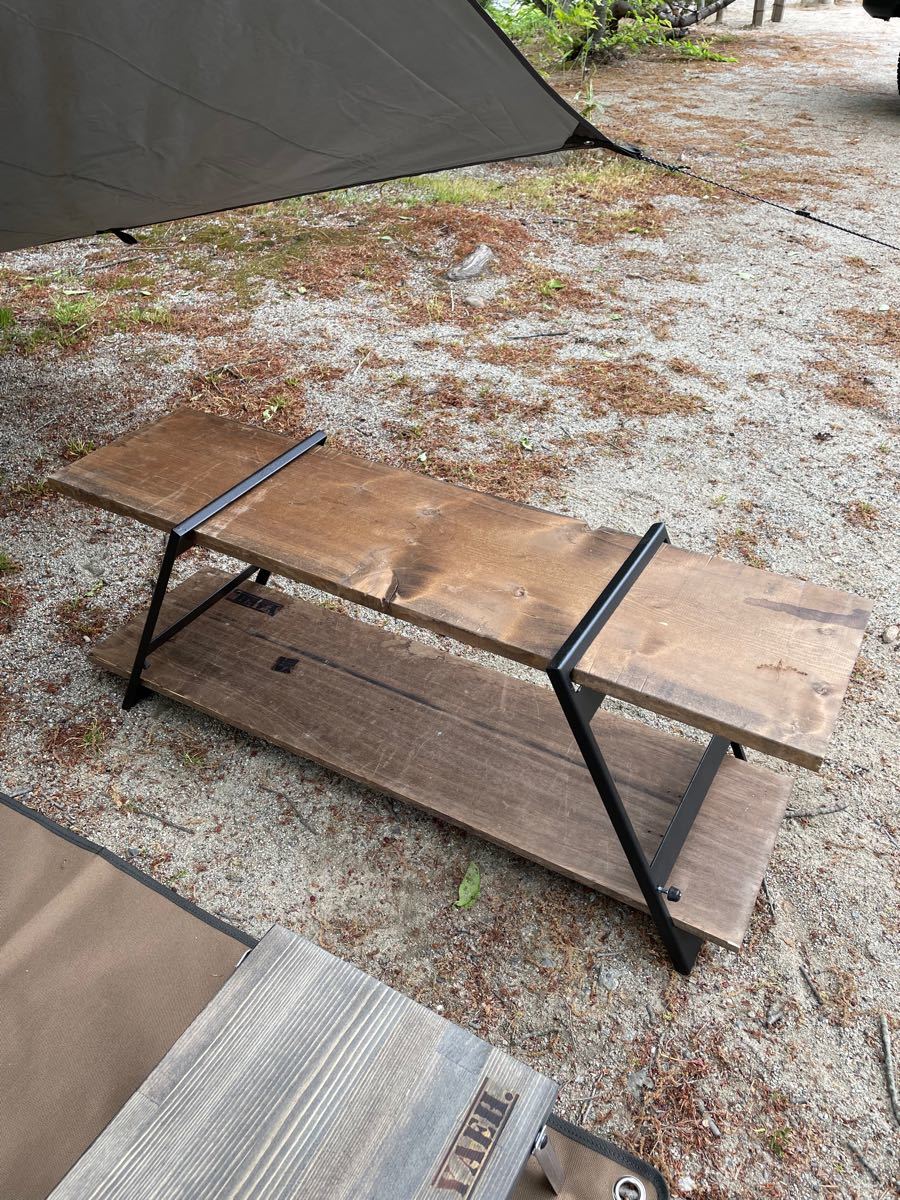 YAEH. 1×10SHELF アイアンテーブル キャンプテーブル アイアンラック