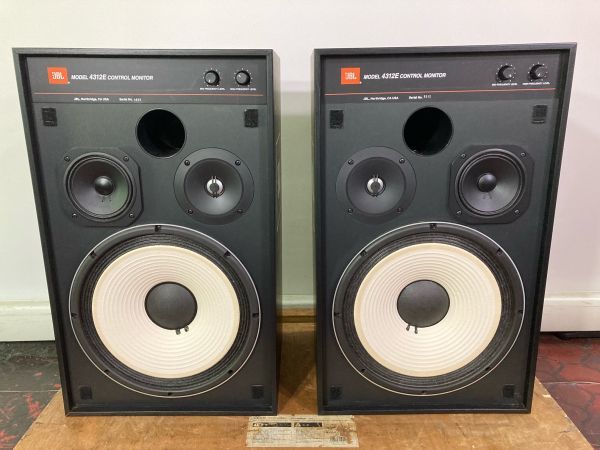JBL 4312E BK 3way スピーカー ペア 元箱・説明書付 美品 www
