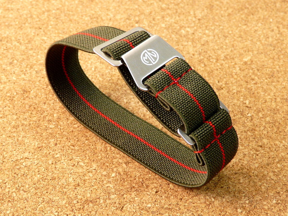 MARINE-NATIONALE|MN-STRAPS!ORIGINAL-RED 20mm MN ремешок!* кошка pohs отправка бесплатная доставка!