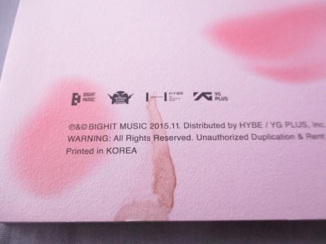 韓流 防弾少年団 BTS CD 4thミニアルバム 花様年華 Pt. 2 (Peach ver.)_画像4