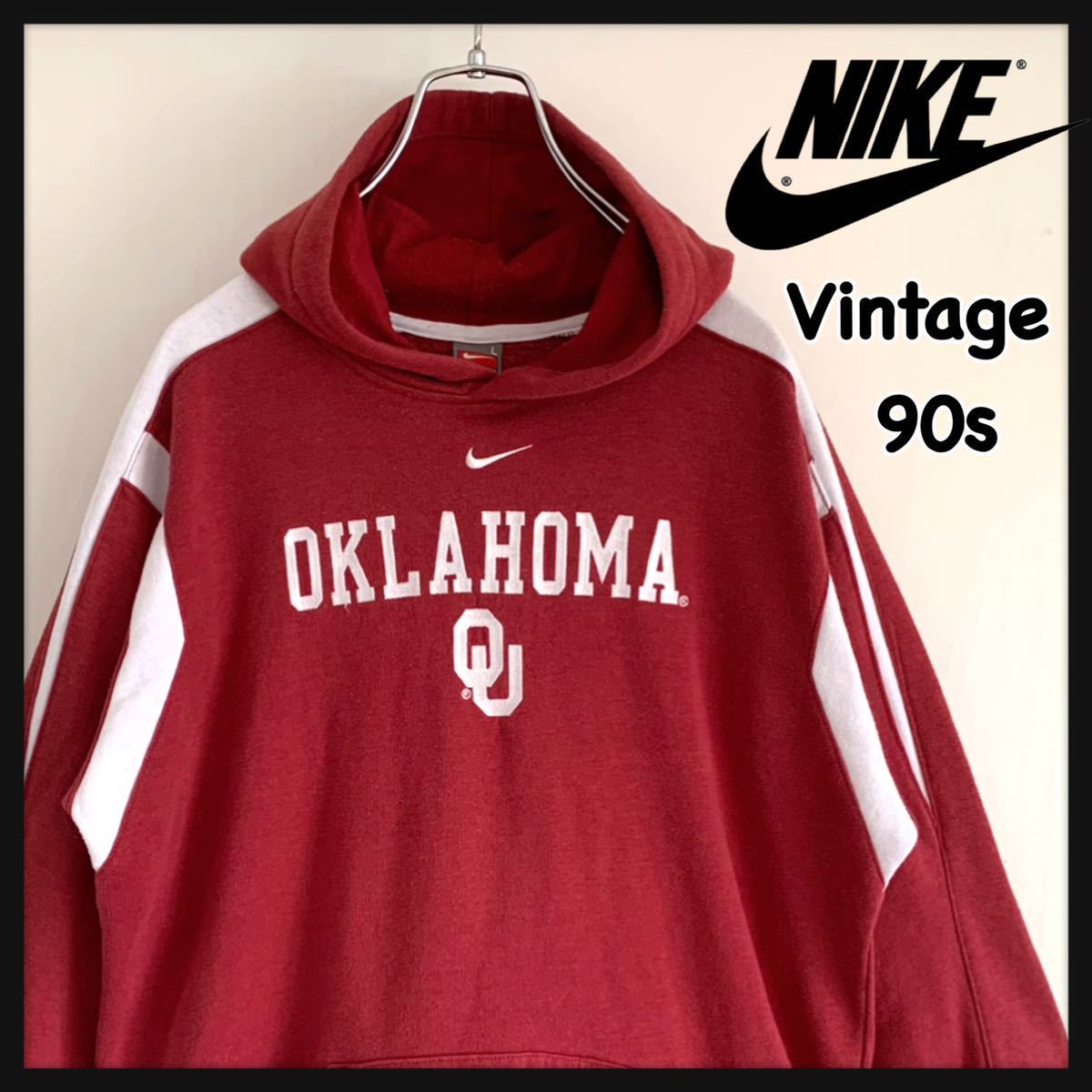 代引き不可 90s チームタグ NIKE ナイキ スウェット カレッジ センター