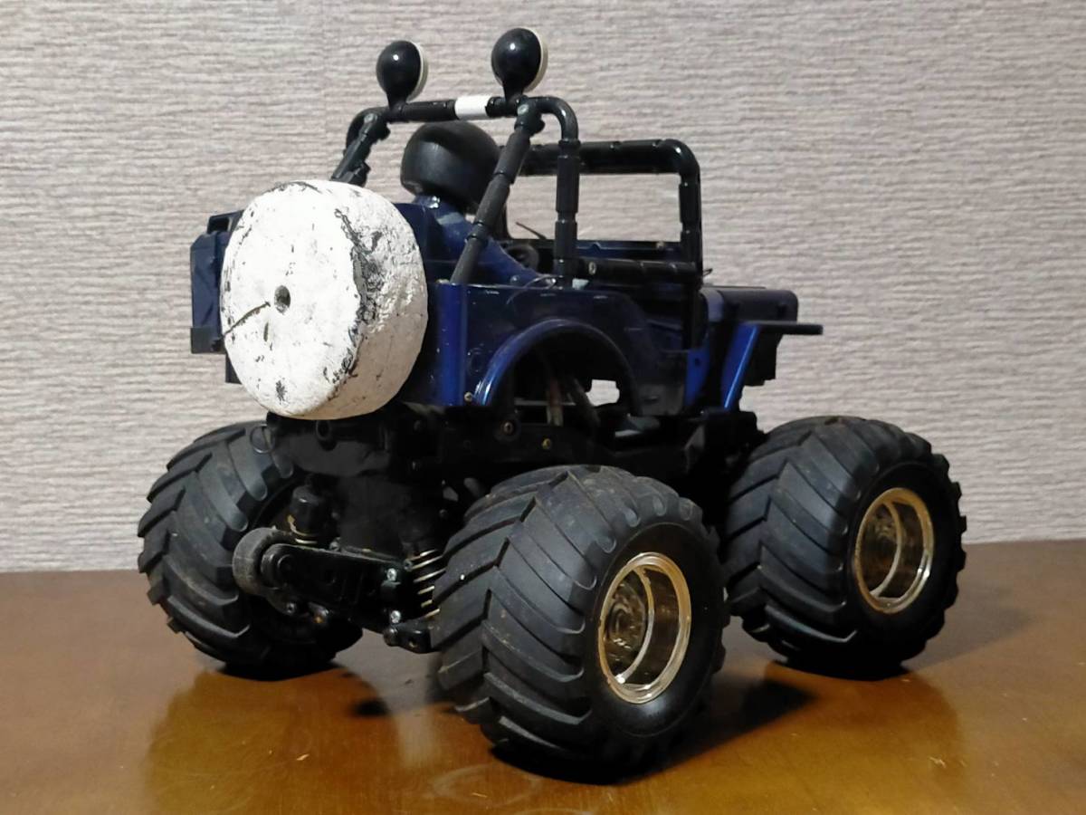 * secondhand goods Tamiya wild ui Lee 2 electric RC radio-controller WR-02 big tire off-road 