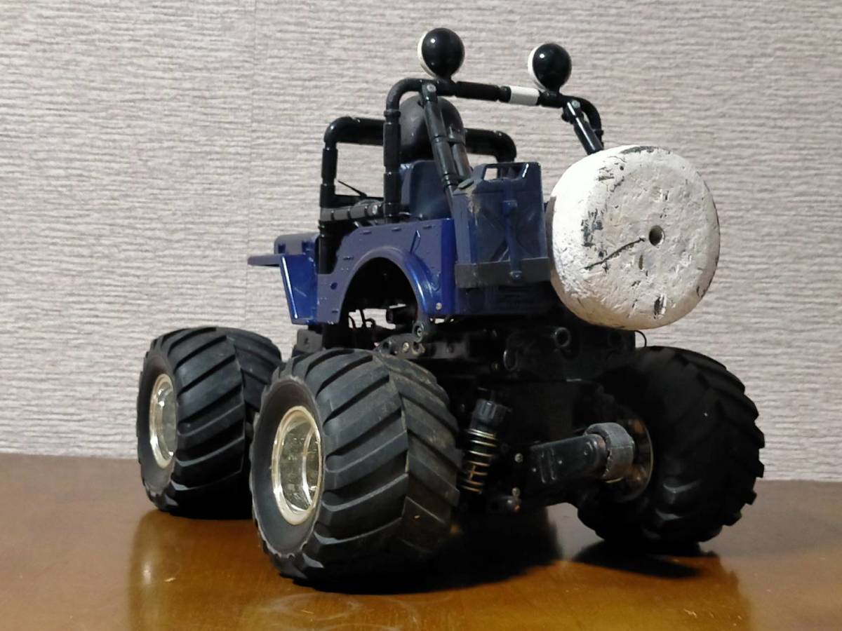 * secondhand goods Tamiya wild ui Lee 2 electric RC radio-controller WR-02 big tire off-road 