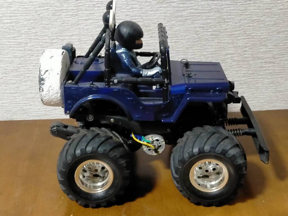 * secondhand goods Tamiya wild ui Lee 2 electric RC radio-controller WR-02 big tire off-road 