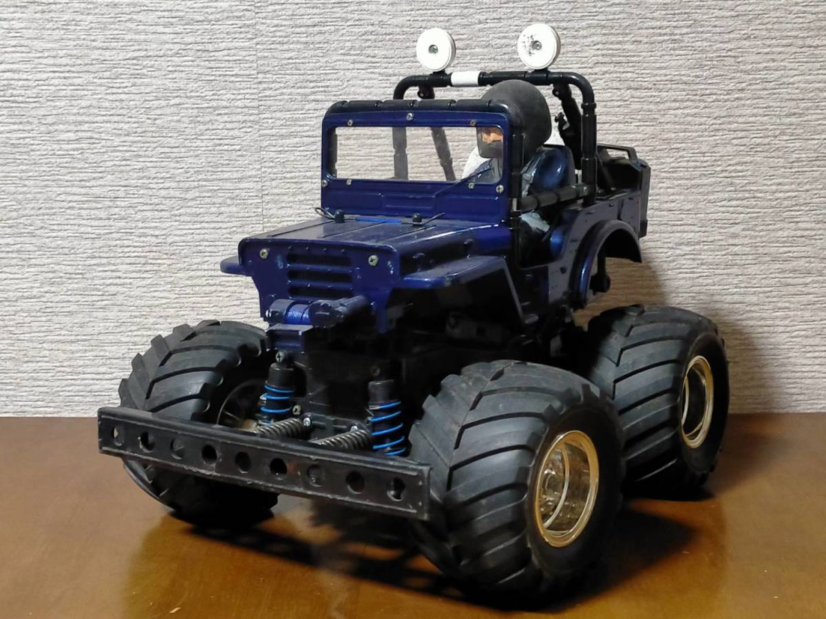 * secondhand goods Tamiya wild ui Lee 2 electric RC radio-controller WR-02 big tire off-road 