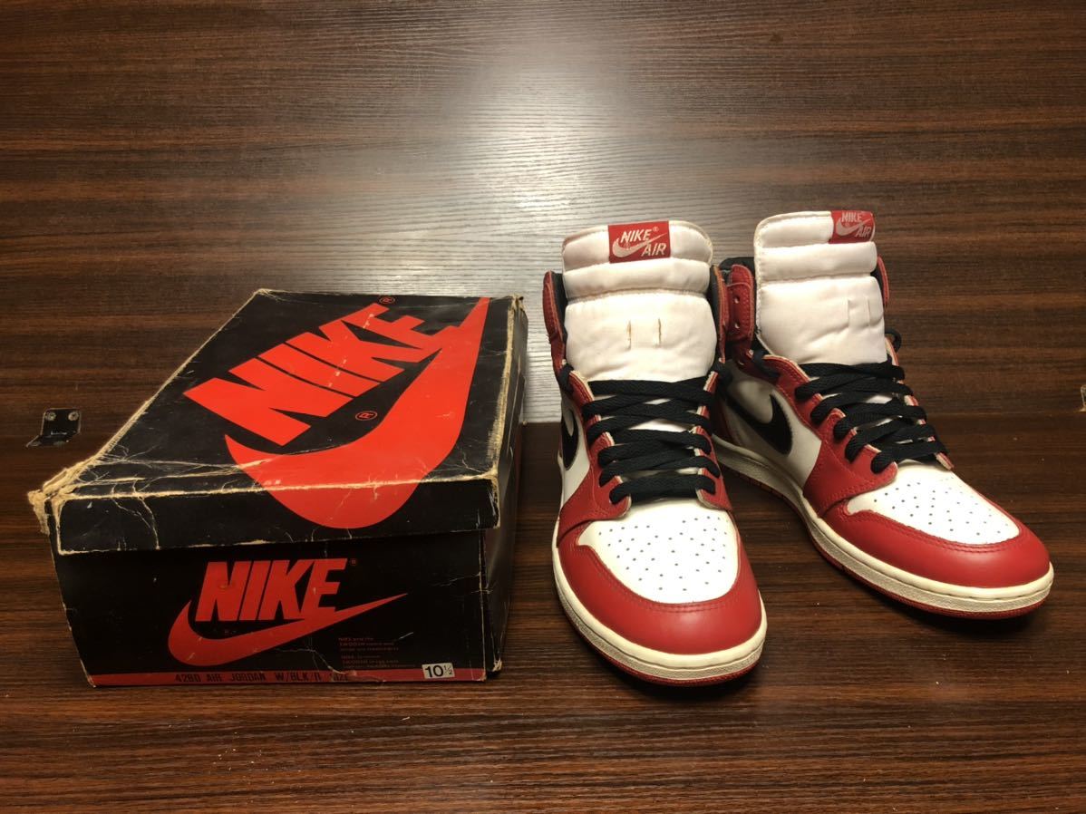 Dettagli dell'articolo 1985 オリジナル Nike Air Jordan 1 Chicago