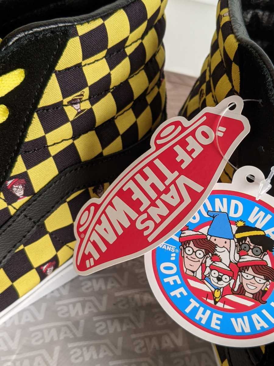 新品 US企画 VANS×WALDO ウォーリーを探せ スケハイ 未使用 バンズ 28.5cm_画像3