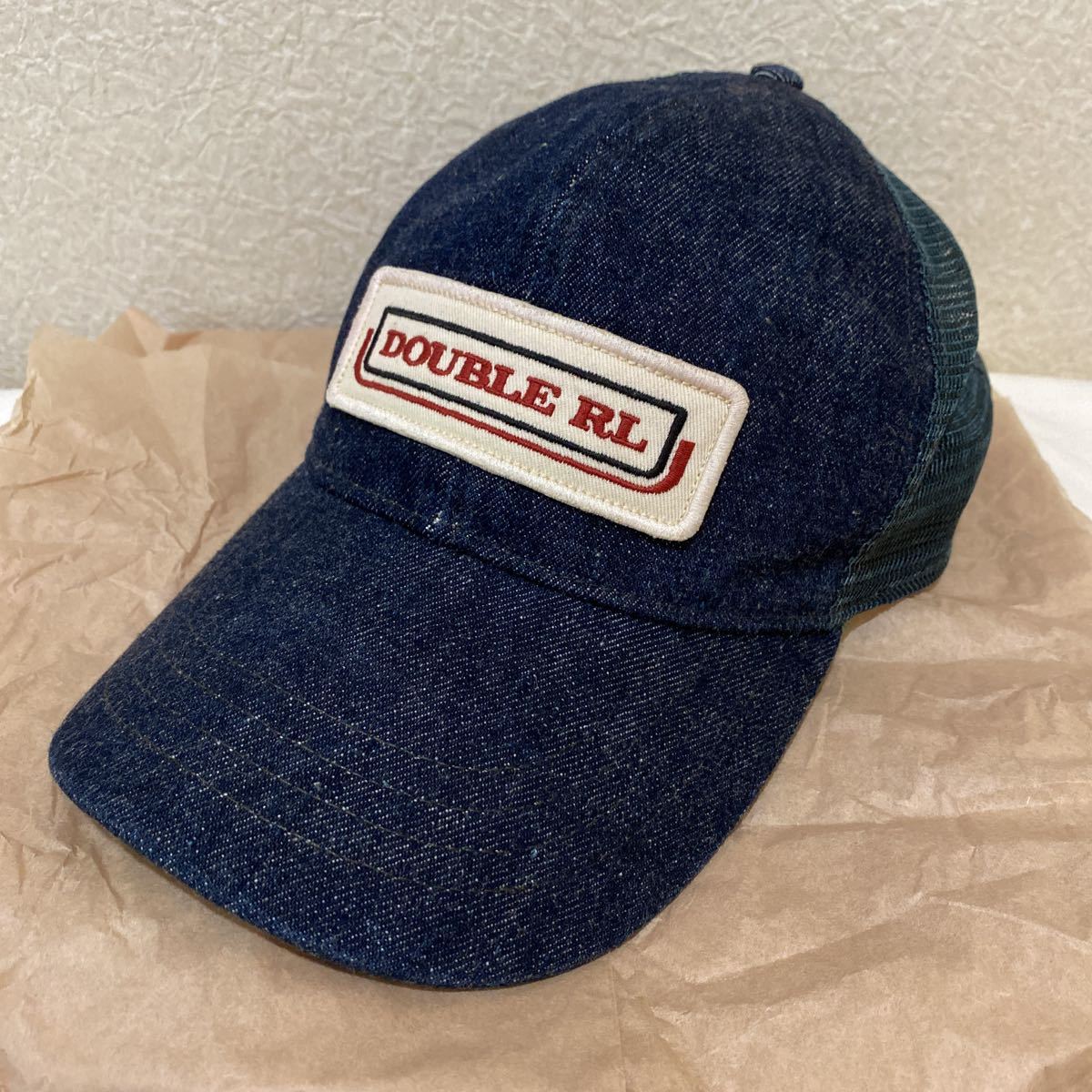 定番在庫 RRL - ☆RRL ダブルアールエル デニムキャップ トラッカー