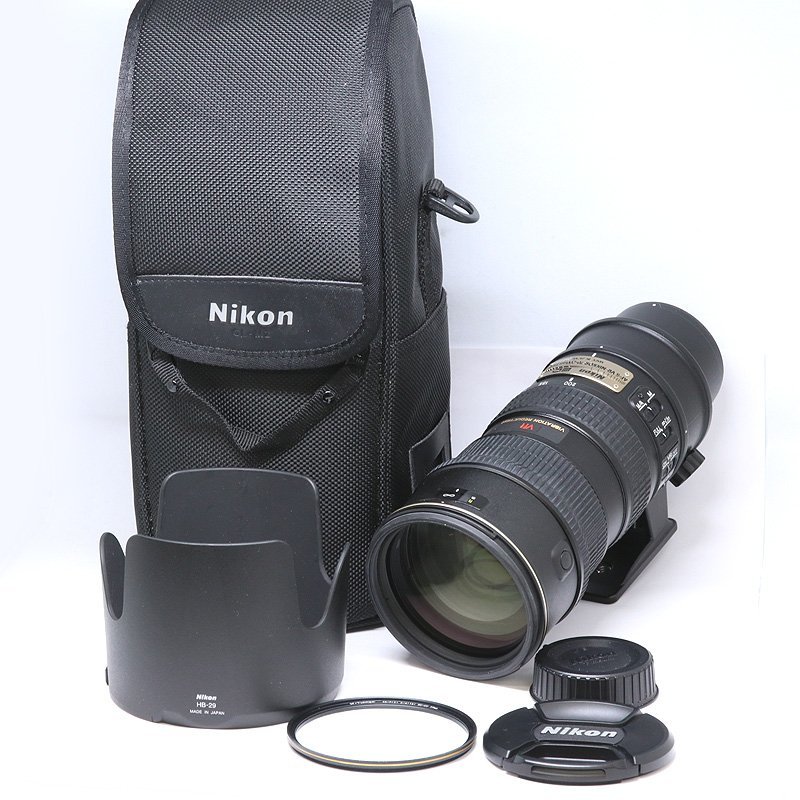 Nikon ニコン AF-S VR Zoom-Nikkor ED 70-200mm F2.8G IF ブラック ズームレンズ （質屋 藤千商店）
