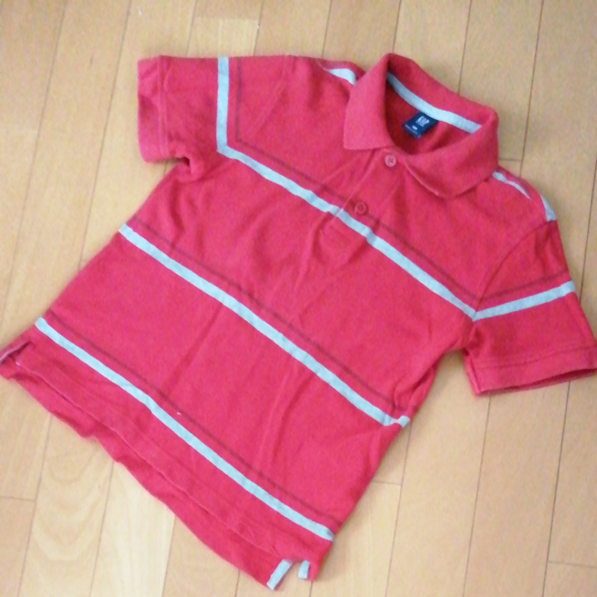 GAP★半袖ポロシャツ　120cm  カットソー　赤　ギャプ　男の子