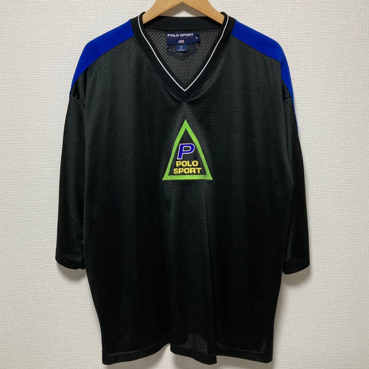 90s POLO SPORT ゲームシャツ ポロスポーツ メッシュ ラルフ 貴重