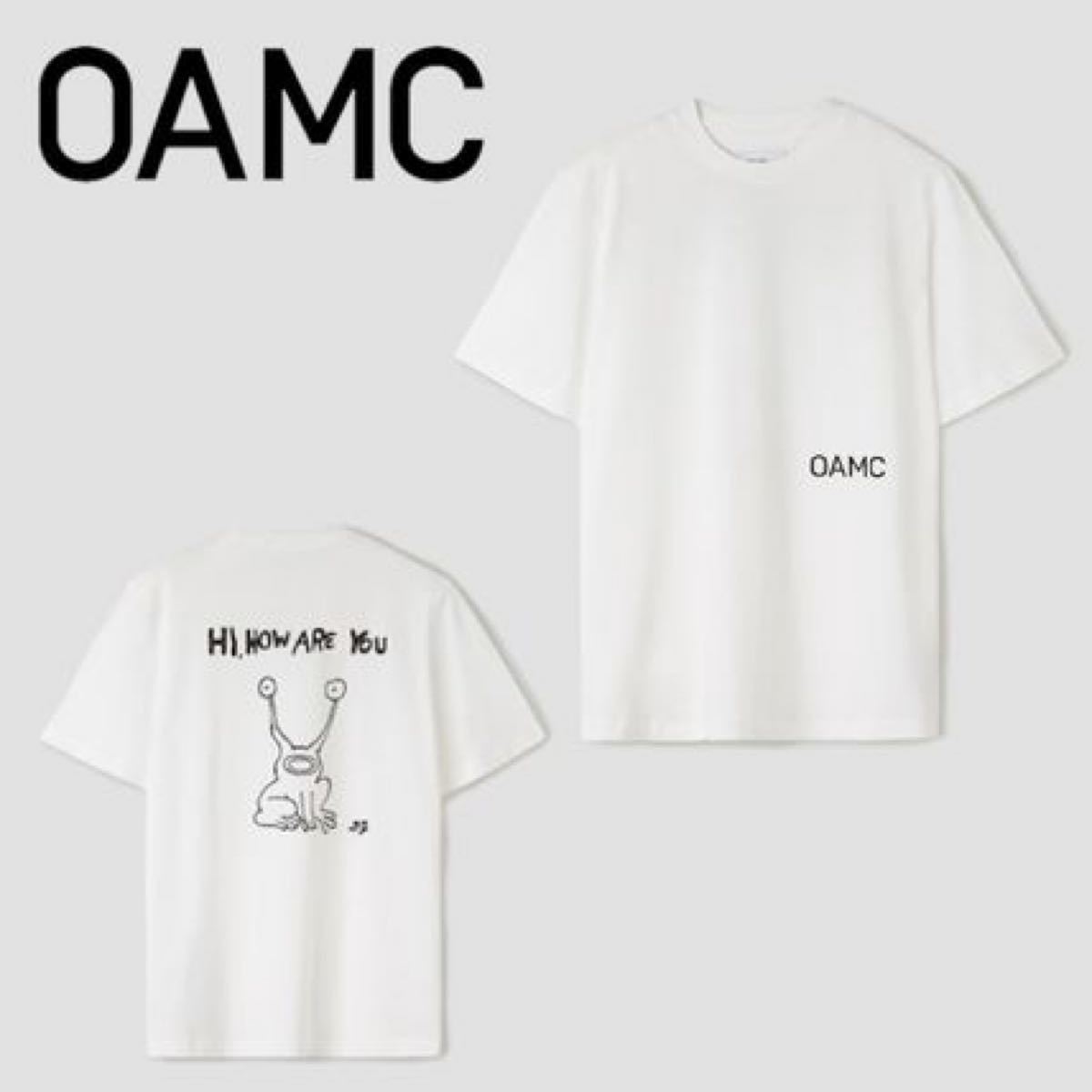 国内即発送】 OAMC 20AW プリントTシャツ サイズM ecousarecycling.com