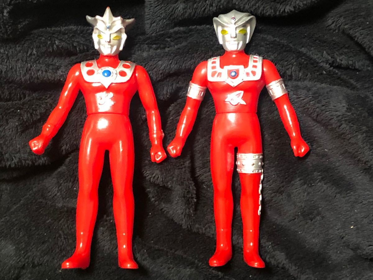 【美品】ウルトラマンレオ＆アストラ 兄弟セット 　ウルトラマン ソフビ