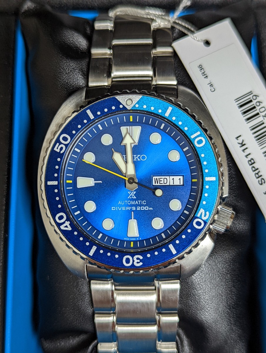 SEIKO srpb11ブルーラグーンタートルLimited Edition