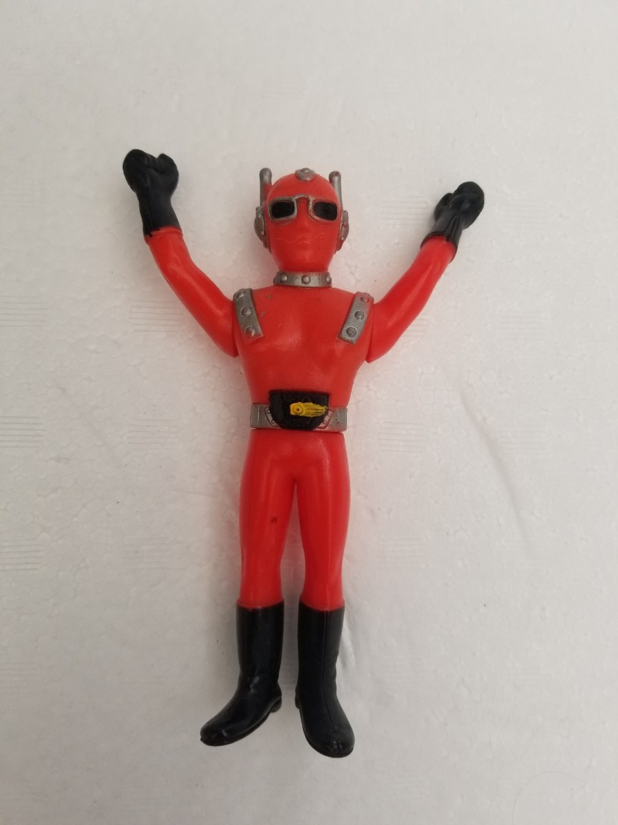 仮面ライダースーパー1 ドグマファイター 当時物 ソフビ ポピー