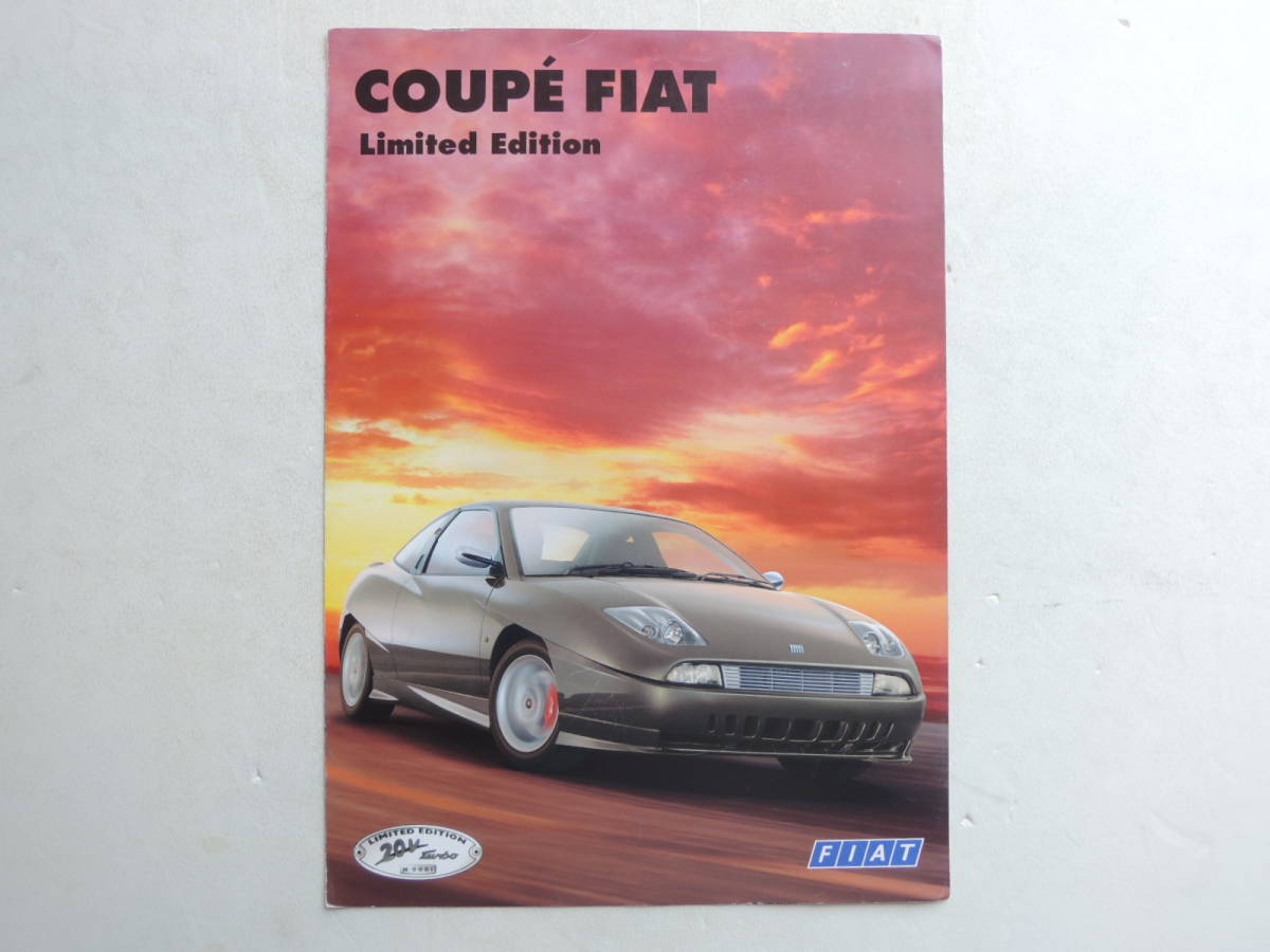 [ catalog only ] Coupe Fiat Limited Edition special edition issue year unknown Fiat FIAT catalog Japanese edition 