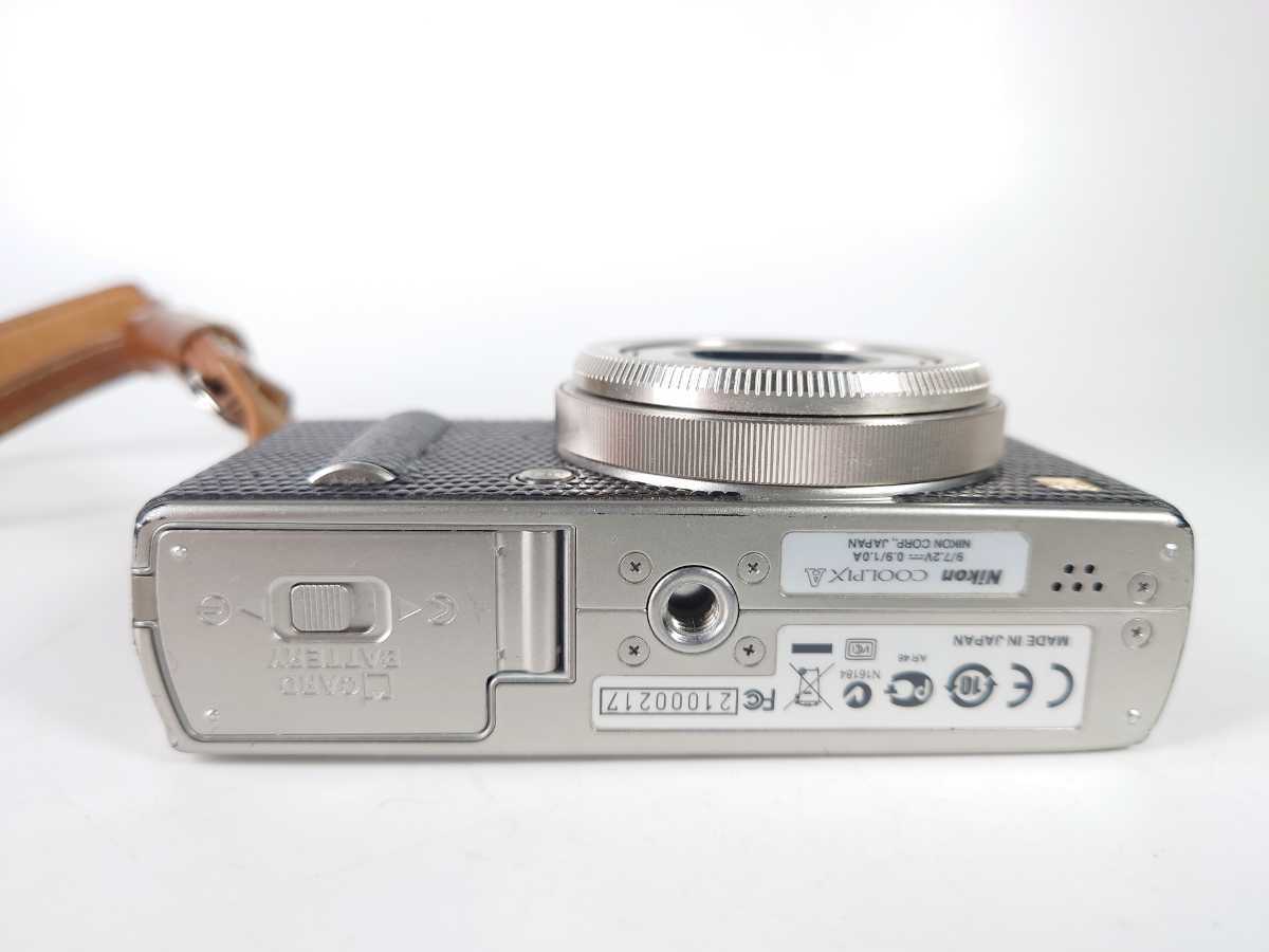 1,000円～ ショット数2202 Nikon COOLPIX A シルバー 貼り革 後付け 高級 コンパクトカメラ_画像7