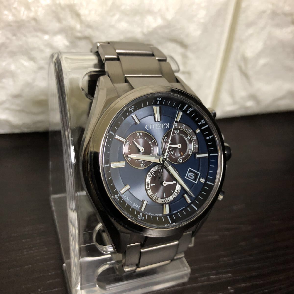 ファイアガ CITIZEN - 希少 極美品 CITIZEN エコドライブ クロノ 電波