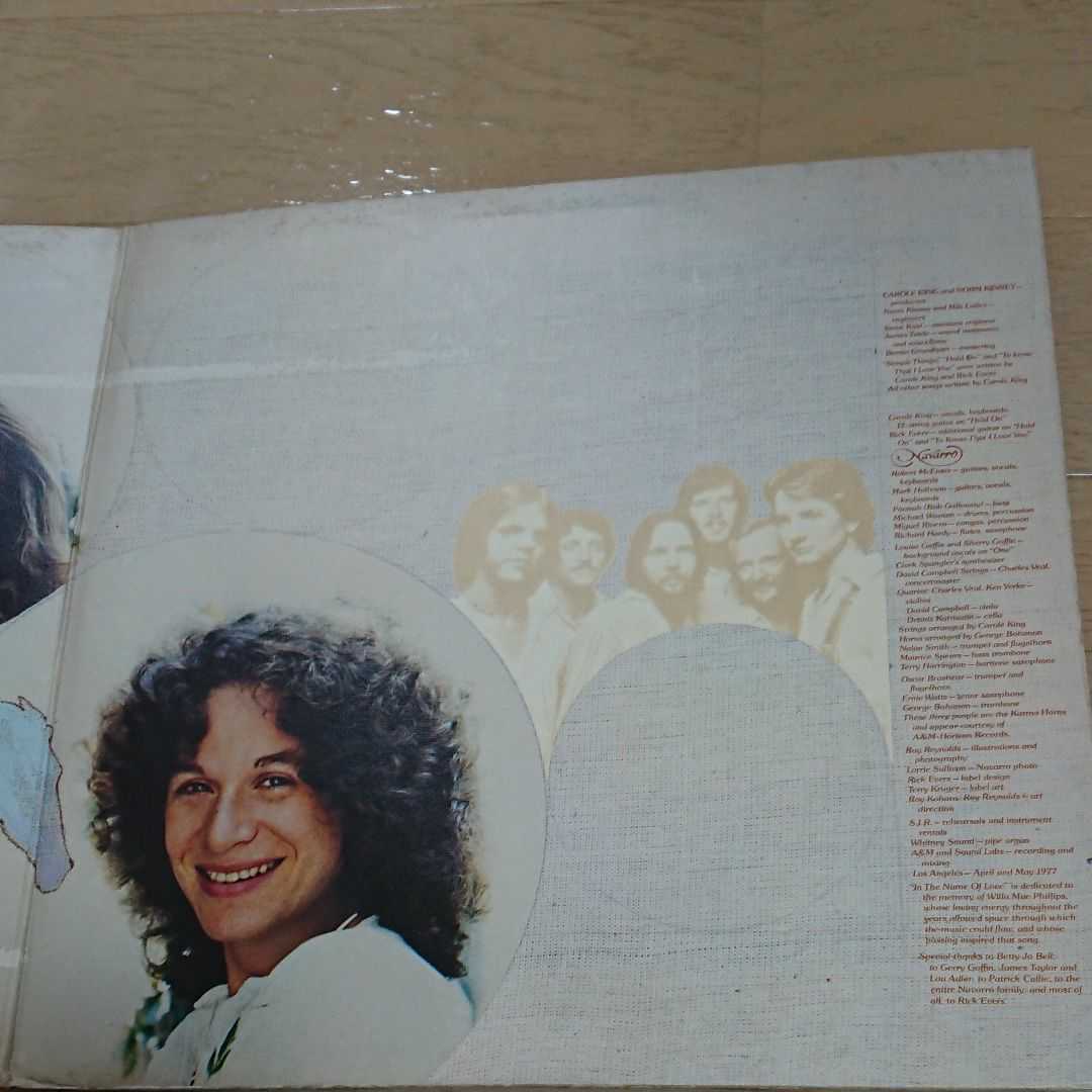 UK ORIG. CAROLE KING キャロル・キング 英国盤初回エンボスジャケット simple things_画像2