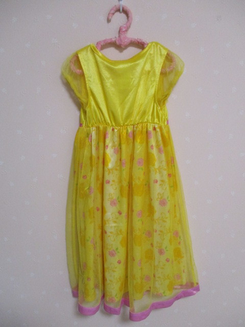 Ω Disney Princess Ω* симпатичный платье * 90. примерно желтый 20511