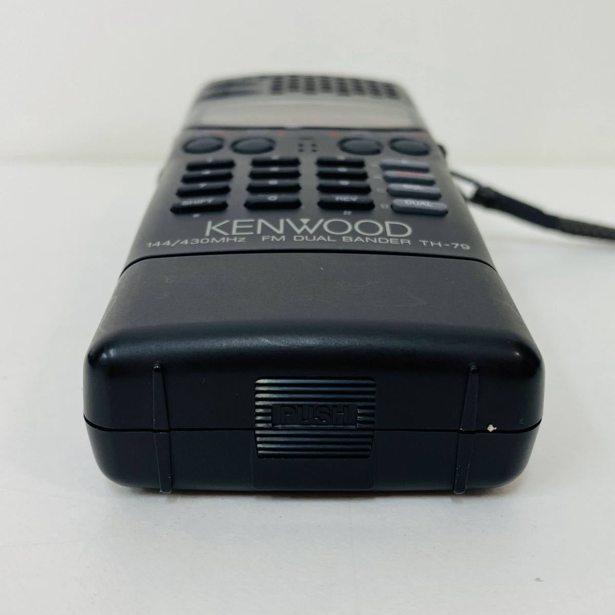  ジャンク　KENWOOD 144/430MHz FM デュアルバンダー TH-79 リモコン対応ボリューム付スピーカーマイク SMC-34 i8693 60サイズ発送_画像4