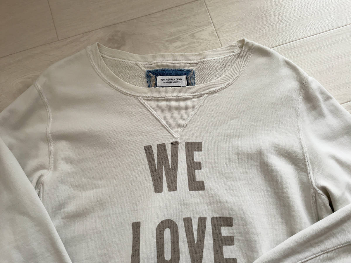 がございま Ron Herman - RON HERMAN DENIM ロンハーマンWE LOVE プリントスウェットの通販 by げんだい's shop|ロンハーマンならラクマ センチ - shineray.com.br がございま Ron Herman - RON HERMAN DENIM ロンハーマンWE LOVE プリントスウェットの通販 by げんだい's shop|ロンハーマンならラクマ センチ - shineray.com.br