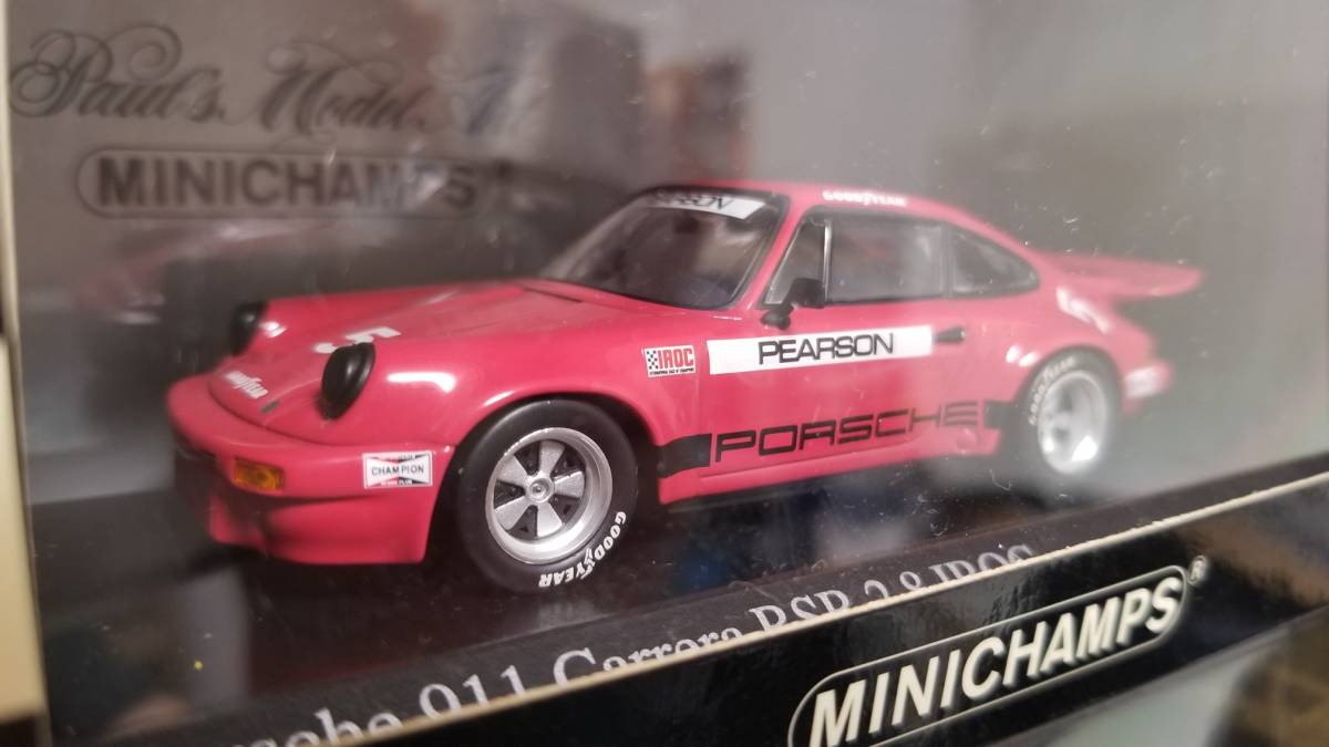 1:43 ミニチャンプス ポルシェ 911 カレラ RSR 2.8 IROC 3台セット の