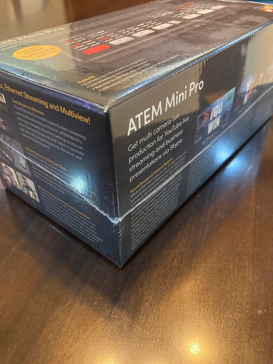 Blackmagic Design ATEM Mini Pro スイッチャー 動画配信ブラック