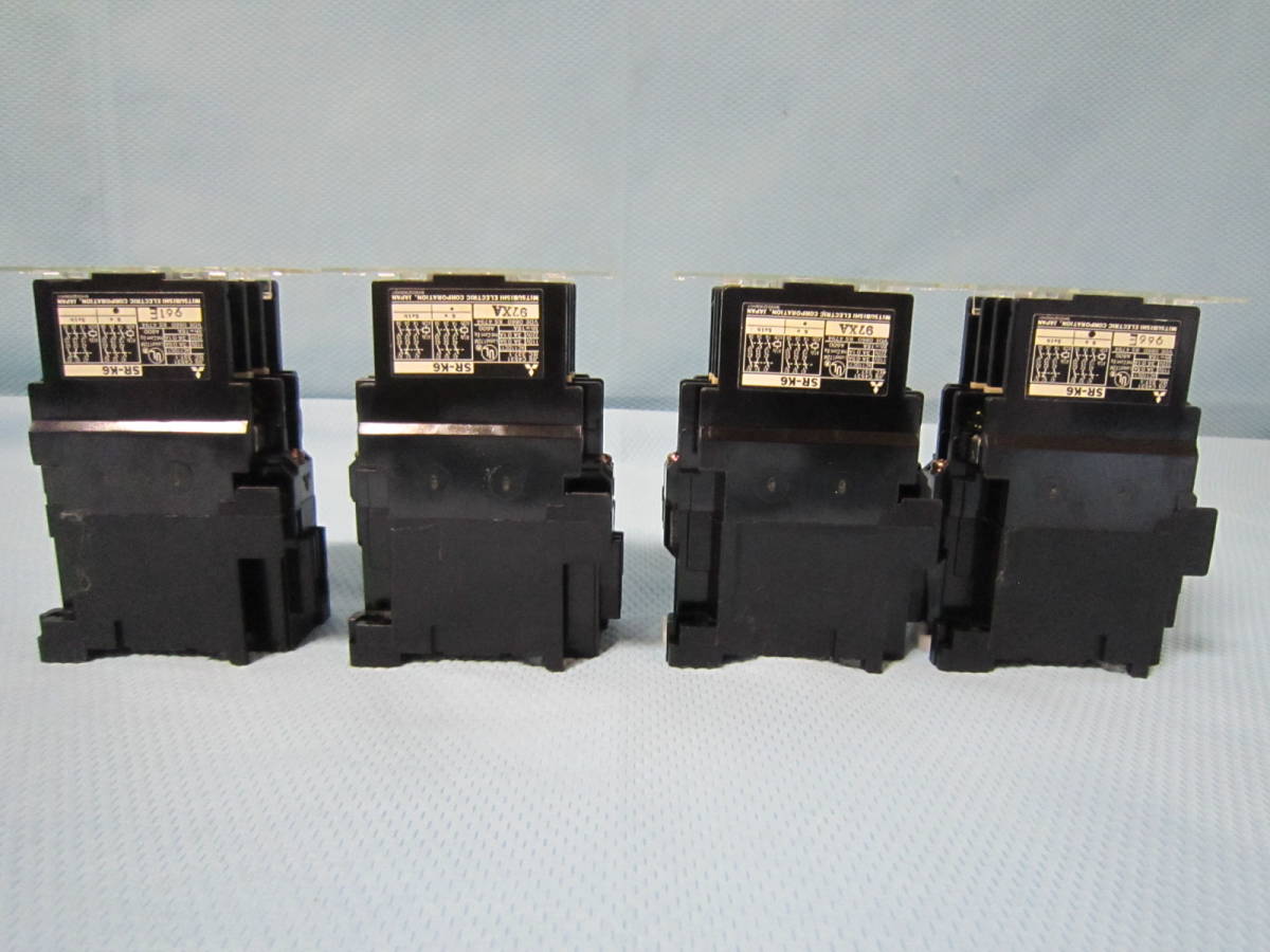 三菱電機 電磁継電器 マグネットスイッチ SR-K6 コイル100V*4個 三菱電機 電磁継電器 マグネットスイッチ SR-K6 コイル100V*4個