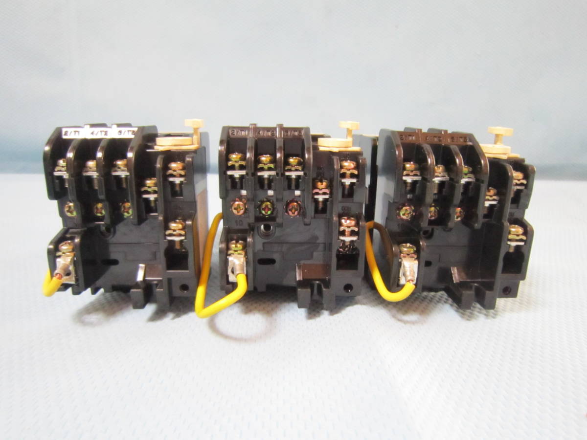 YASKAWA 電磁開閉器 マグネットスイッチ/サーマルリレー HI-7E2*3個の画像5