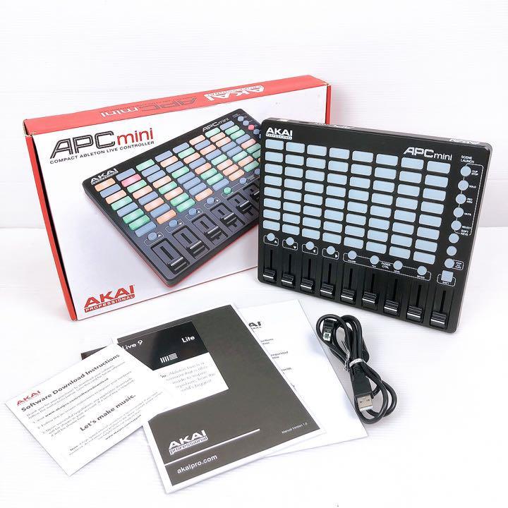 アカイ Akai Professional 小型 USB MIDIコントローラー 64クリップ
