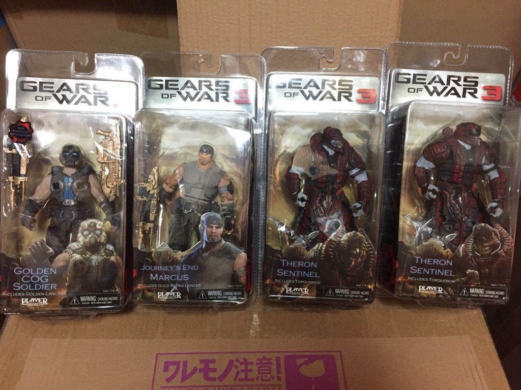 ◎ NECA ネカ GEARS OF WAR ３ ギアーズオブウォー3 ４体セット