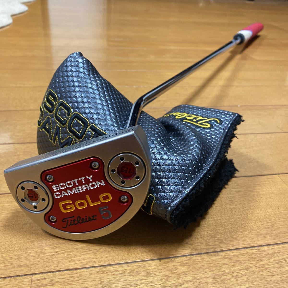 おしゃれ 美品 スコッティキャメロン パター GOLOs5 ヘッドカバー付