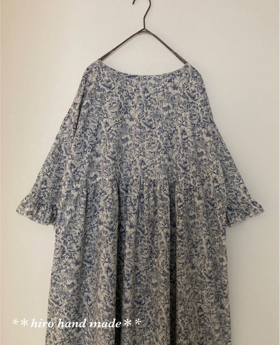 お得在庫あ ヤフオク! - ハンドメイド 綿ローン生地・cotton・後ろ下が... 即納超歓迎