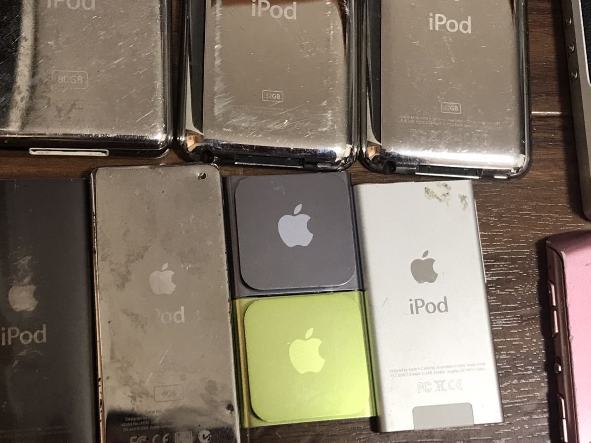 1円〜大量iPod Apple 80GB 32GB 4GB SONY WALKMAN ウォークマン ポータブルプレーヤー まとめセット 動作未確認 完全ノーチェック_画像6