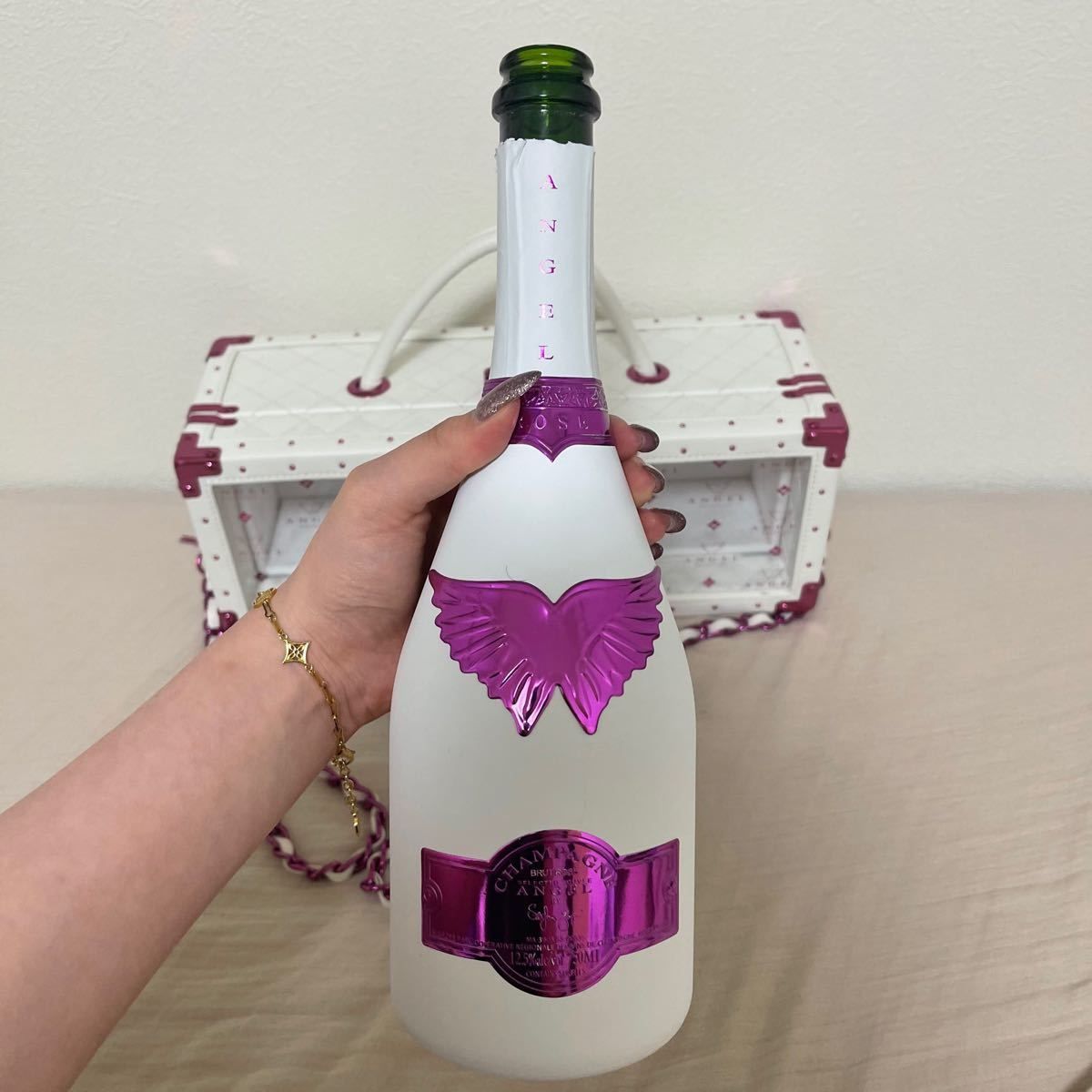 Angel 限定品　バレンタインエディション　空箱・空瓶　エンジェル　エンジェルシャンパン　シャンパン