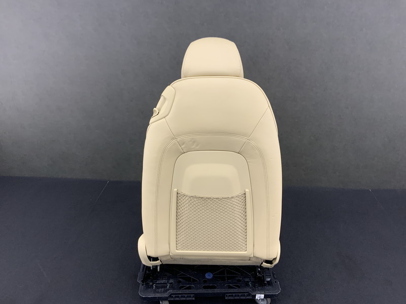 AU096 8J TT coupe 3.2 quattro electric original leather left front seat / heater attaching passenger's seat * light beige [ animation equipped ]* * prompt decision *