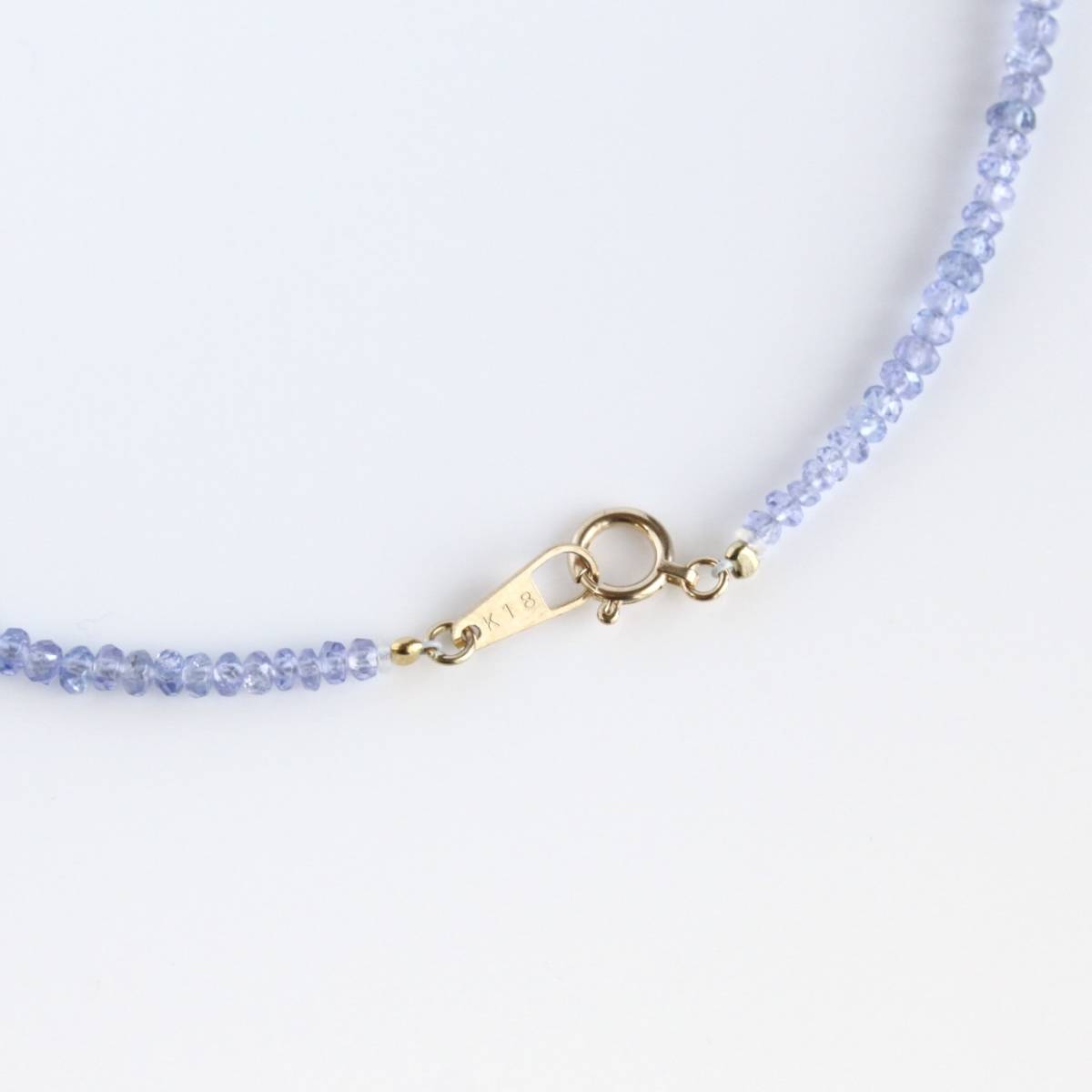 K18YG タンザナイト ネックレス gold tanzanite necklace_画像3